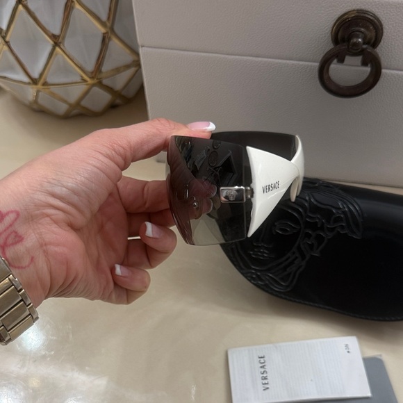 Versace Gray Gradient Sunglasses main image 5